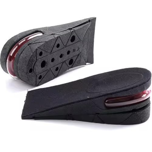 Height Increase Insoles for Mens Shoes (1 to 3 inch Boost) Adjustable 4 Layer Height Boost Heel Inserts
