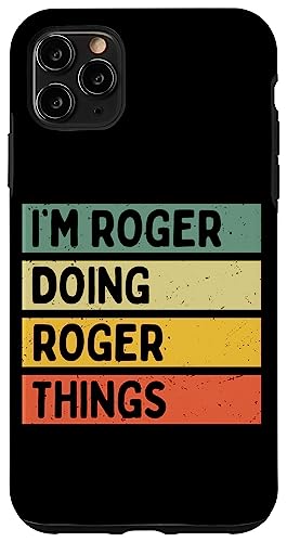 I'm Roger Doing Roger Things �ʔ������� �X�}�z�P�[�X iPhone 11 Pro Max �p