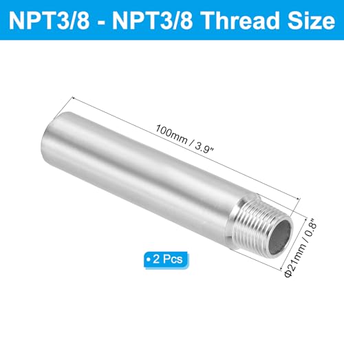 Conector de tubería en acero inoxidable 304, acoplamiento de fundición G3/8" duradero 3