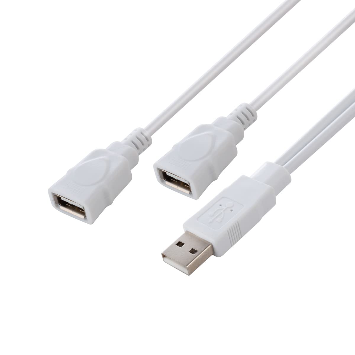 Câble Répartiteur USB 2.0 En Y USB Mâle Vers 2 Femelles