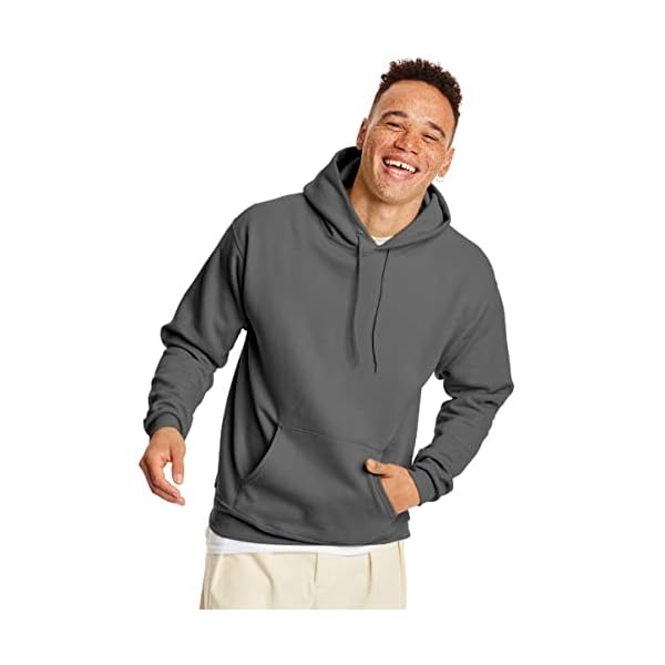 Hanes-EcoSmart-Hoodie-Midweight-Fleece-Pullover-Hooded-Sweatshirt-for-Men
