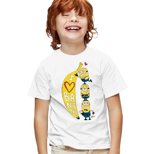 Minions I Love Banana Kids T Shirt for Youth Toddler Boys and Girls