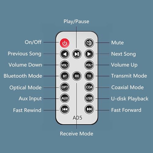 Transmisor receptor Bluetooth 5.1 convertidor audio digital analógico coaxial para TV y juegos 6