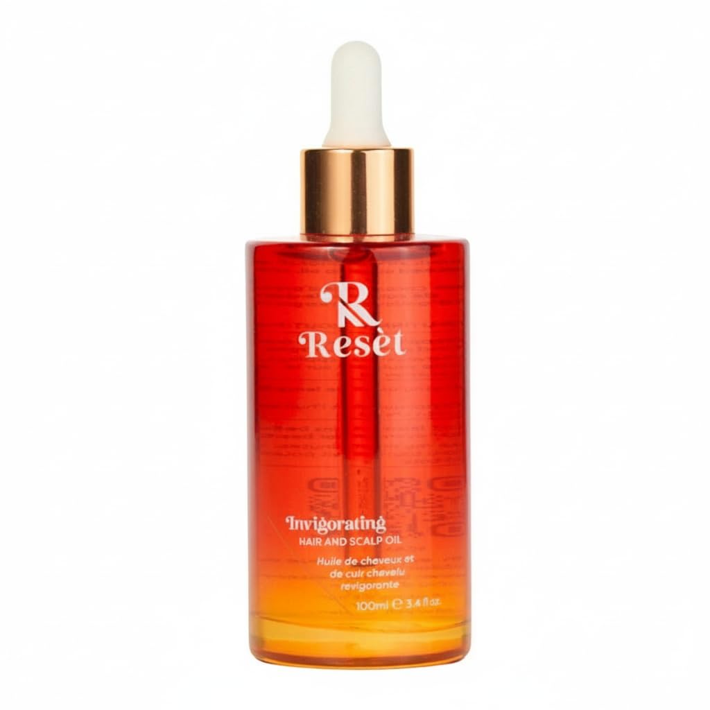 Invigorating Hair Oil 8-in-1 Pre-Wash Treatment for Dry & Damaged Hair, Strengthens & Repairs, Reduces Breakage, Adds Shine, Amla & Rosemary, Scalp Hydration, Colour Safe, Silicone-Free 3.4 Fl Oz