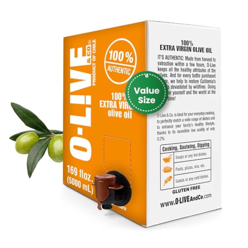 O-Live & Co. 5L Extra Virgin Olive Oil Spouted Box
