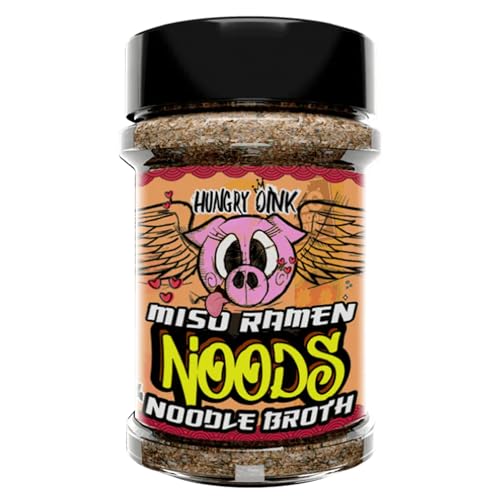 Angus & Oink | Miso Ramen Noodle Broth Seasoning | Ultimate Umami Flavour | Authentic Japanese-Inspired Broth | Perfect for Noodles, Vegetables & Protein | Gluten-Free | 200g