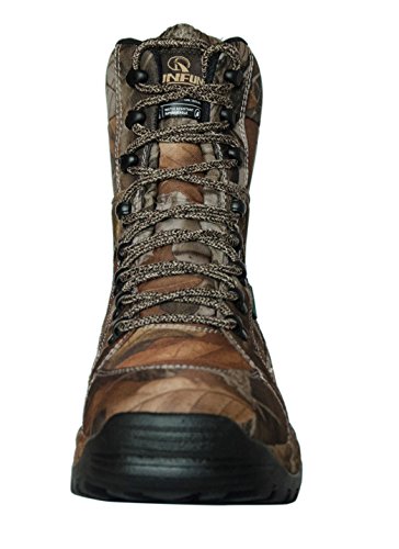 R RUNFUN Men's Lightweight Hunting Boots, Camo Waterproof Insulated Hunting Shoes, EVA Midsole Hiking Boots, Anti-slip and Durable for Outdoor Working Fishing Climbing Farming