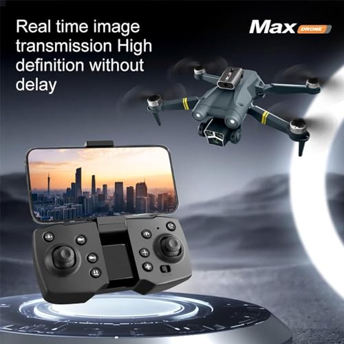 Image of Skyheaven-Drone-with-4K-Camera-WiFi-FPV-1080P-HD-Dual-Foldable-RC-Drone-Altitude-Hold-Headless-Mode-Visual-Positioning-Auto-Return-App-Control-Multicolor-Dr-14 (DK3)