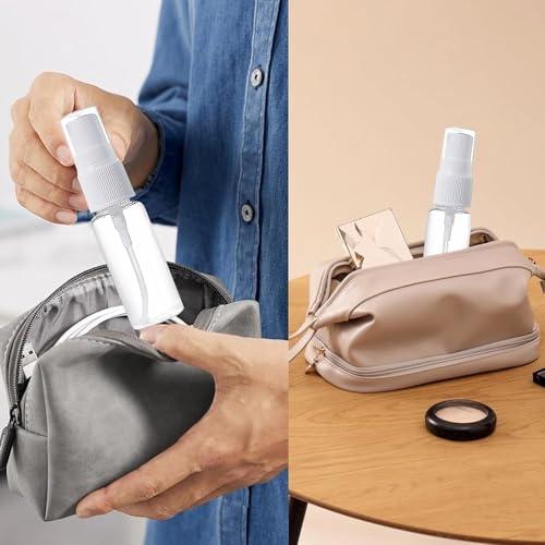 4 X 20ml Sprühflasche Klein,Spray Bottle,Sprayflasche Leer,Zerstäuber,Mini Sprühflasche,Kleine Sprühflaschen Zum Befüllen,Zerstäuber Sprühflasche,Sprühflaschen Befüllen,für Parfüms,Öle,Wasser,Alkohol