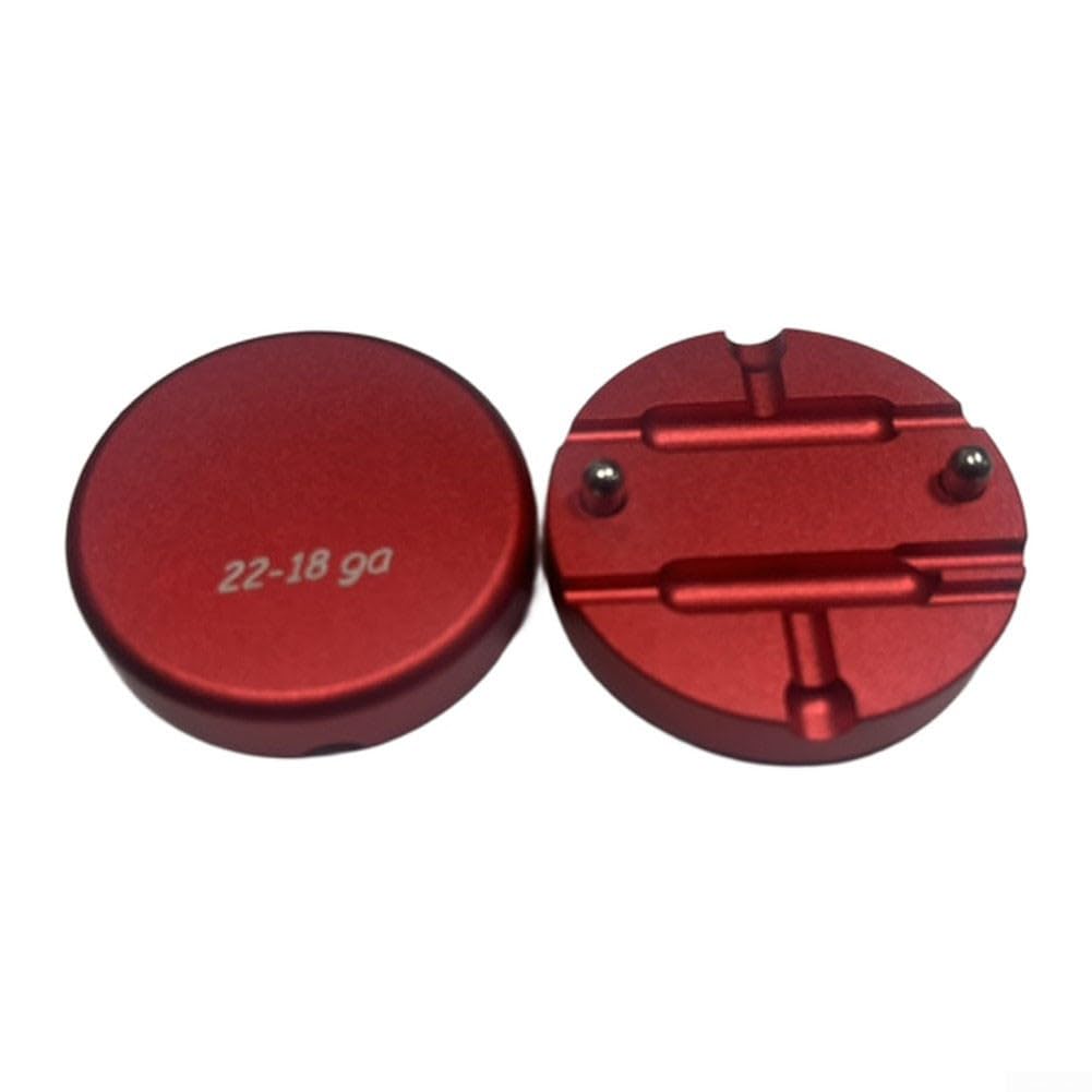 Conector de cable resistente al agua IP68 de aluminio Dual Cavity para cable subterráneo 16-14 AWG resistente a la intemperie manguito de conexión para jardín robot cortacésped (dorado, azul y rojo)