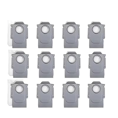 Compatible with Roborock S8 MaxV Ultra Robot Vacuum Spare Parts Main Side Brushes Mop Cloths HEPA Filters Dust Bags Accessories(Select3)