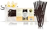 19–22 cm • Nillaa Gourmet XXL Vanilleschoten • 10 Stück • Grade A • Intensives Aroma • 100% Naturprodukt aus Madagaskar