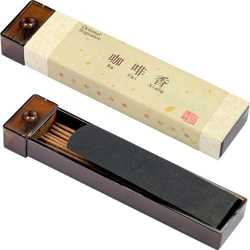 DANNY LIB コーヒーの香り お香 スティック 珈琲 COFFEE お線香 アロマ カフェ ルームフレグランス ティータイム お香立て 簡易香炉付