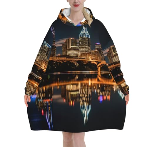 Couverture à capuche EdWal Austin Texas3 pour vos soirées canapé