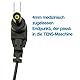 Med-Fit TENS-Kabelpaket mit 2 hochwertigen flexiblen TENS-Kabeln mit 2-mm-Stiftverbindern