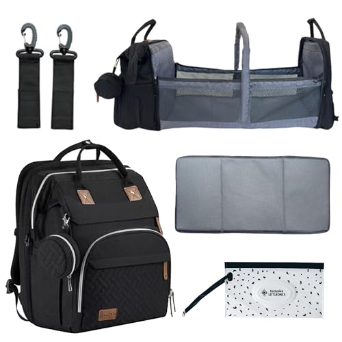 Baby Diaper Bag Backpack with Changing Station, Large Capacity, U...