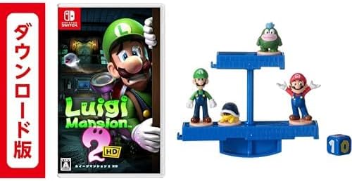 ルイージ-Luigiマンション2 HD|オンパス細引版 ＋スーパーマリオ バランス世界ゲームJr. チカステージ