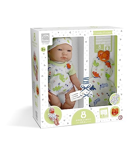 Boneca Bebezinho Real Roma Jensen Branca