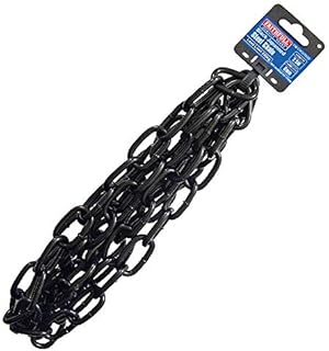 Faithfull FAICHCUT60B 6mm x 2.5m Japanned Chain - Black