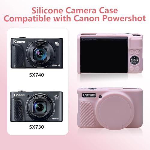 Funda para cámara L LTGEM compatible con Canon Powershot miniatura 6