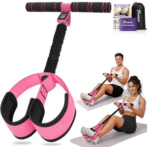 Image of Upgraded Pedal Resistance Band with Handles, Foot Pedal Resistance Bands for Women, Core Abs Leg Training, Exercise Bands for Full Body Workout Fitness, Home Gym Equipment, Pilates & Physical Therapy