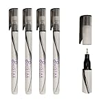 SciStar Alcohol-Resistant Laboratory Markers, NEW & IMPROVED, Fine Point (0.7mm), Black Ink (Pack of 4)