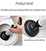 DXIA Toilet émbolo con 2 Ventosa PVC+ ABS, Potente desatascador, desatascador de...