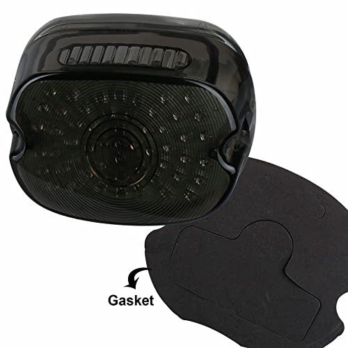 Ovotor Led Tail Light Smoke Lens Lay Down Tail Lamp With Braking Turn Signal Replacement For Harley Sportster Dyna Fxdl Electra Glides Road King #TOP6