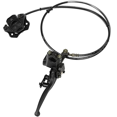 Fvrito Left Hydraulic Brake Master Cylinder Caliper Assembly For 50Cc 70Cc 90Cc 110Cc 125Cc Taotao Coolster Vitacci Peace Sunl Rps Roketa Kazuma Jetmoto Bms Baja Nst Icebear Chinese Atv Quad 4 Wheeler #TOP6