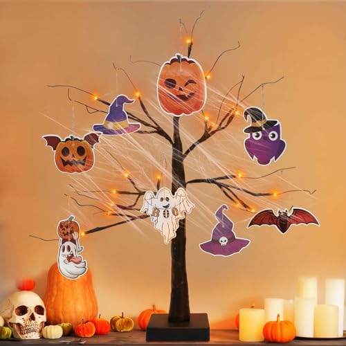 best led halloween trees indoor
