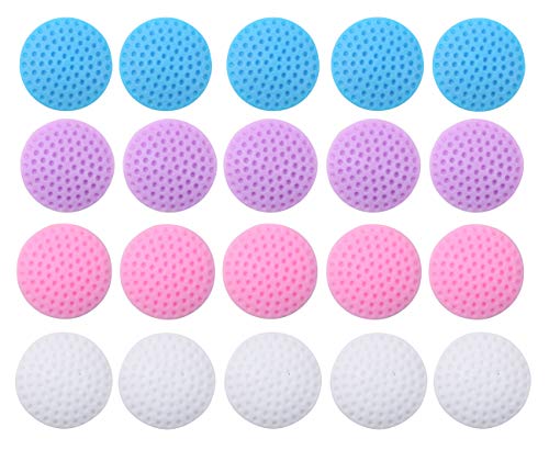 Cherish 20 Stück Türstopper Wandschutz Golfgriff Wand Tür Rückseite Schutzpolster Gummischutz Türknauf Stoßdämpfer Cover