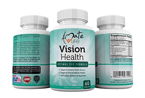 image for Vision Health with Quercetin Dihydrate 100mg - Essential Eye Vitamins,