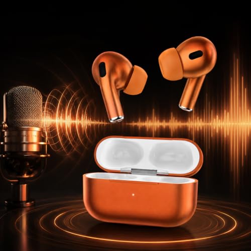 Image of J17 Fighter True Wireless Bluetooth Earbuds with HD Microphones, Touch Control, Deep Bass Stereo Sound, Fast Pairing, Charging Case, Sweat Resistant TWS Earphones for Android & iOS (Rose Gold)