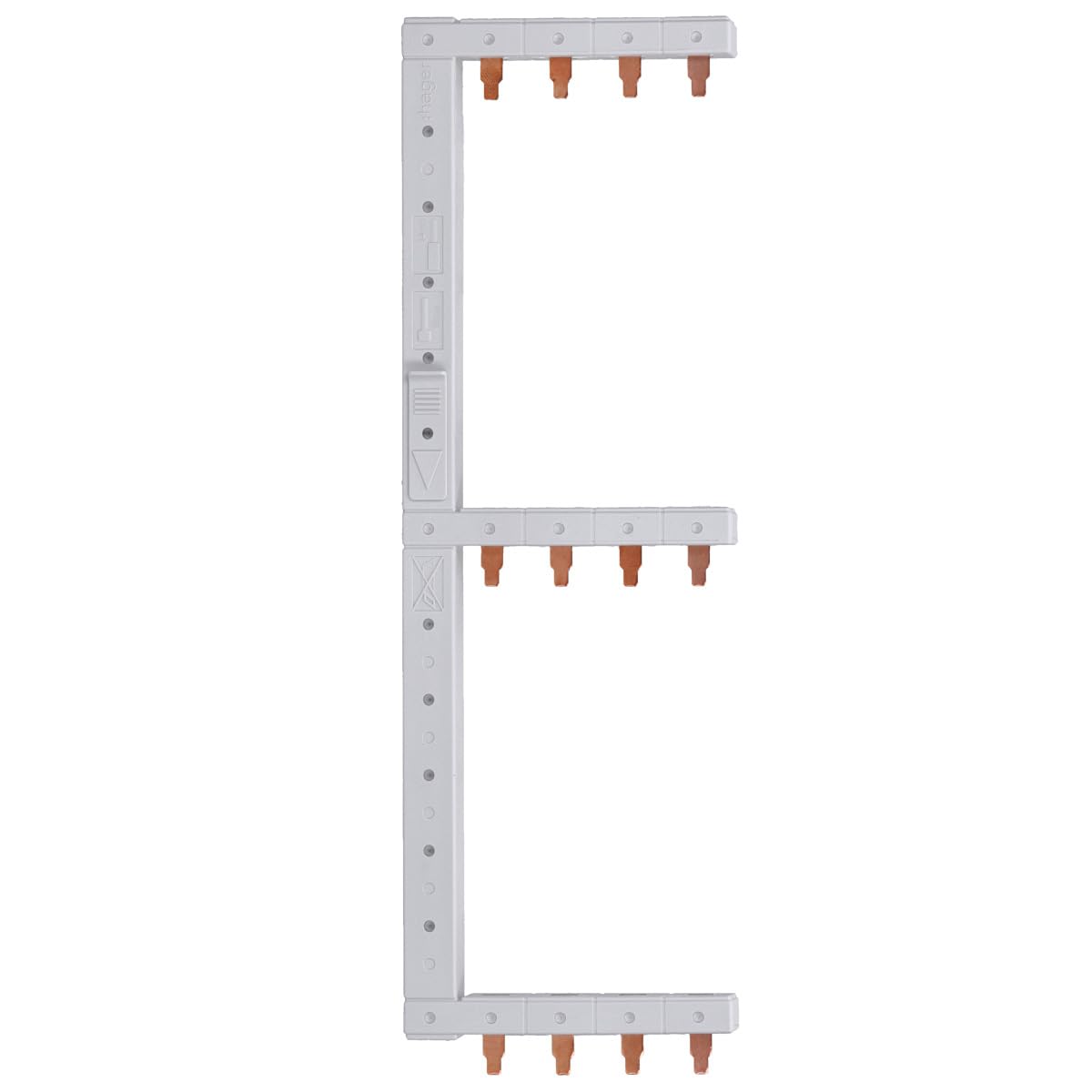 Hager KCF668L Phasenschiene 3+N 3-reih.links vertikal