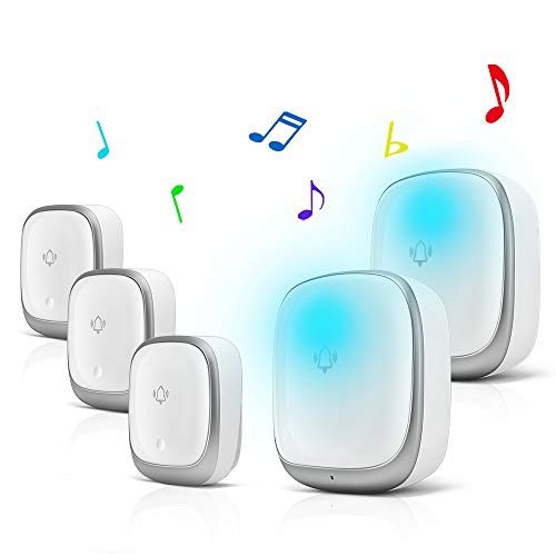 Amazon.co.jp: ワイヤレスチャイム 玄関チャイム 電池不要 自動発電 音 