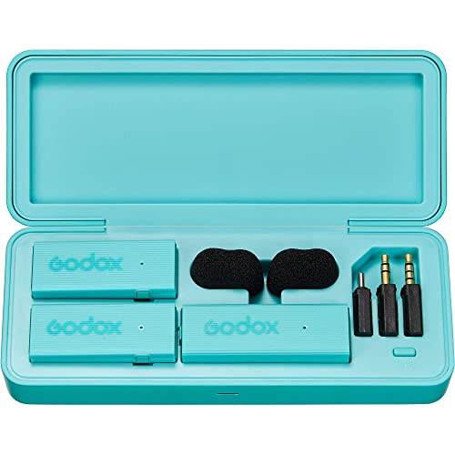 Image of Godox MoveLink Mini UC 2-Person Wireless Microphone System for Cameras & Mobile Devices (Macaron Green)