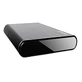  Fantec DB-ALU3-6G 4TB (Externes Gehäuse, USB 3.0, UASP, SATA 6 Gbit, 8,9 cm (3,5 Zoll), 1x SATA) schwarz