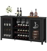 Mudmasa Keukenkast, buffetkast, sideboard, opbergkast, keukencommode hout, met 2 deuren