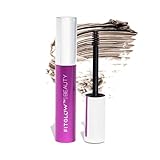 Fitglow Beauty Plant Protein Brow Gel | Natural Vegan Eyebrow Enhancer Serum | Thickening Volumizing Brow Filler | Nutrient-Rich Hair Conditioning | Strengthens, Lift, Shape & Fill | 4g - Medium Brown
