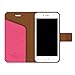 iPhone 6 Plus case, LABC Fantastic 5 FOLIO with Magnet Technology & Card/Cash Slots for Apple iPhone 6+ 5.5" Inch (PINK) - PU Leather Perfect Fit Soft - LABC411PK