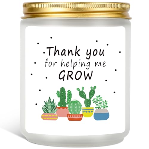 Teacher Appreciation Gifts - Thank You Candle - 7 oz