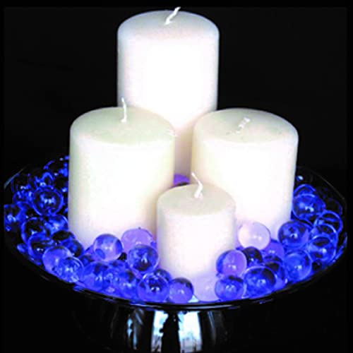 Purple Water Beads for Vase Fillers and Plants 10x10g Bag Purple Wedding Table Decor Water Gel Beads Soak in Water 8hr Only Then Drain for 1/2-3/4