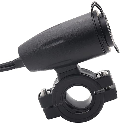 DOITOOL 12v/24v Motorcycle Car Charger 4.8a Dual USB Abs Waterproof Cover Switch Control