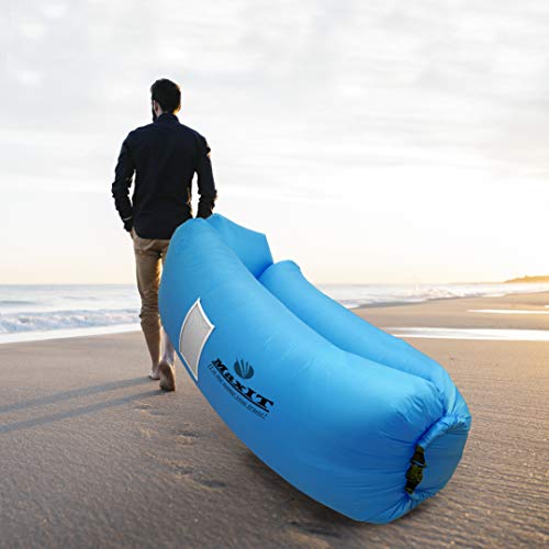 MAXIT Inflatable Hammock Sofa | Pool Floating Air Lounger Bed for Adults or Kids, Perfect for Tanning or Relaxing in The Sun | Easy to Inflate and Puncture Resistant - Thumbnail 5