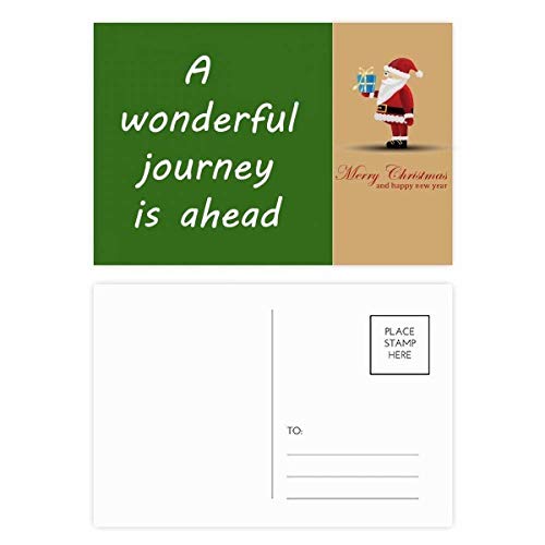 Cartes postales Père Noël lot de 20 à offrir pour accompagner vos cadeaux