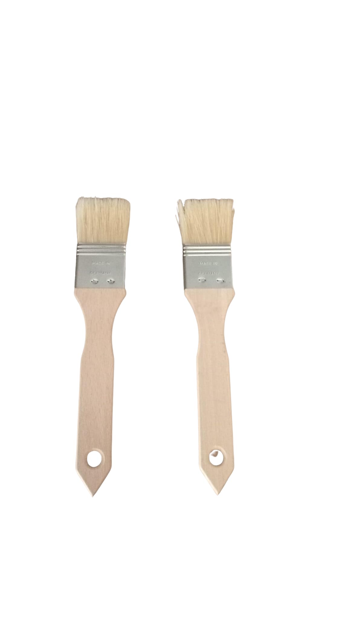 Chinchilla® Pennello per barbecue sostenibile e tradizionale in legno di faggio e setole naturali – Made in Germany – Misura 1 1/2 | Cuocere, cucinare, grigliare e all'aperto | con setole naturali