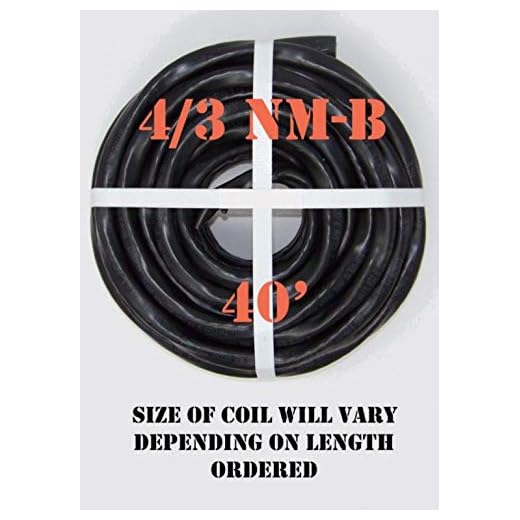 4/3 NM-B x 40' Non-Metallic Electrical Cable