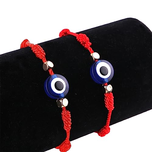 Image of Fesciory Evil Eye Bracelets for Women, Adjustable Amulet Red String Jewelry