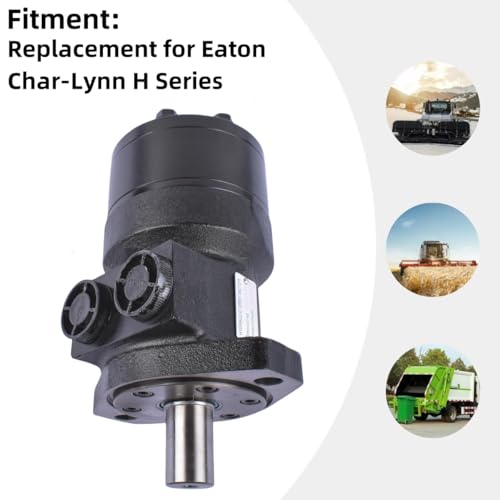 Image of 1011037009 1011037 New Hydraulic Motors 11.3 IN3 /R Gerotor Motor Replacement for Eaton Char-Lynn H Series #101-1037-009 101-1037 Hydraulic Gerotor Motor Vahaha
