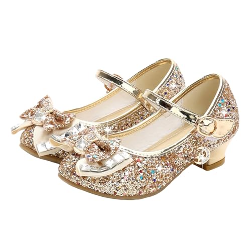 IWIHMIV Little Girls Mary Jane Low Heels Dress Shoes Toddler Girl Dress Shoes Children'S Shoes With Heels2